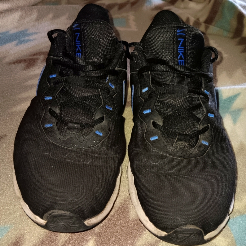 Black & Blue Nike Sneakers